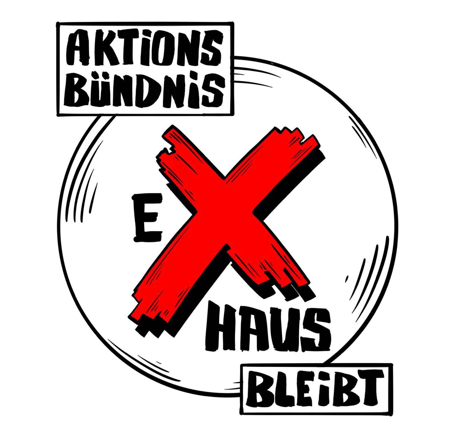 Aktionsbündnis eXhaus bleibt!